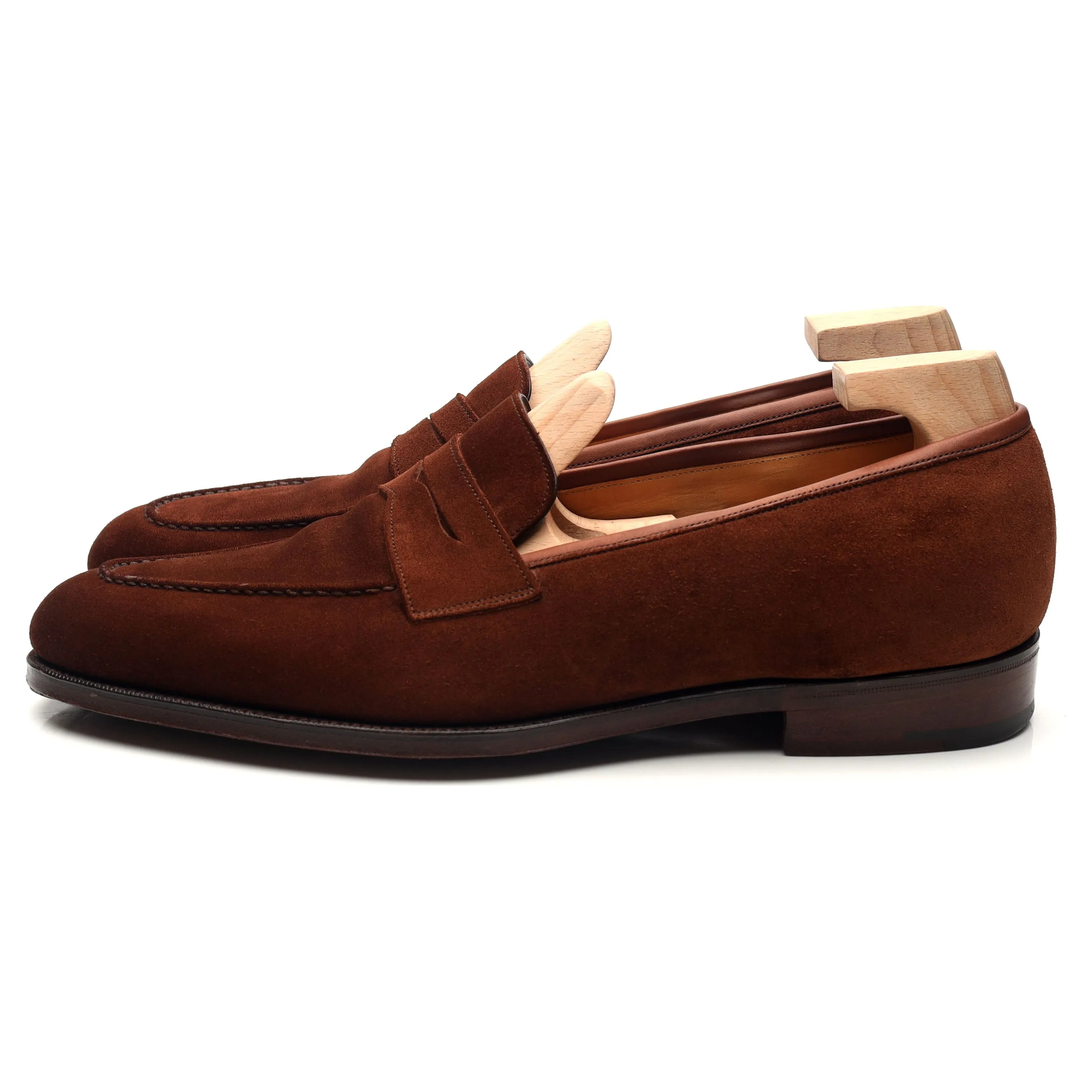 'Chadwick' Brown Suede Loafers UK 7.5 F