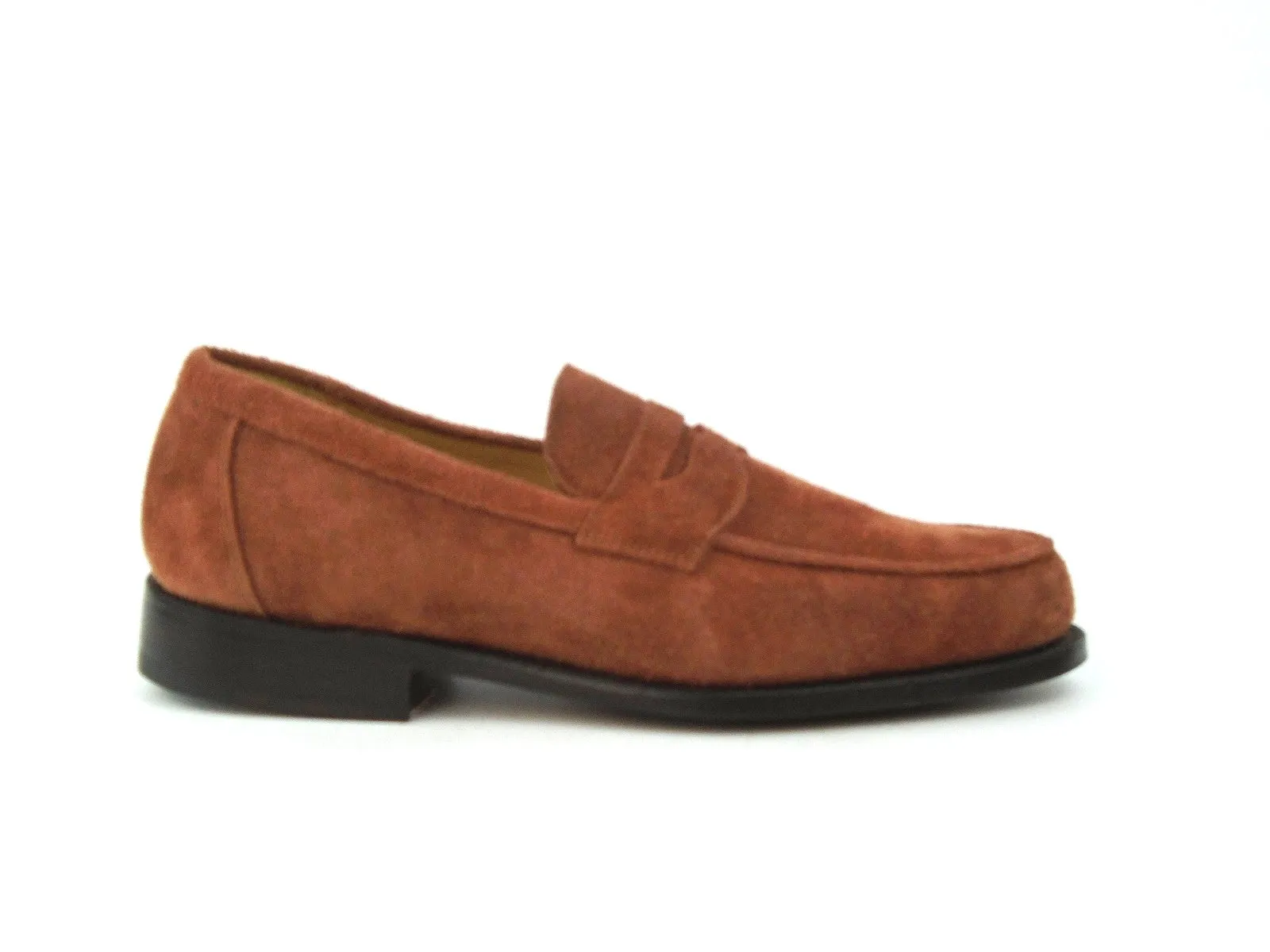 Chicago Penny Loafer - Truffle Coarse Suede