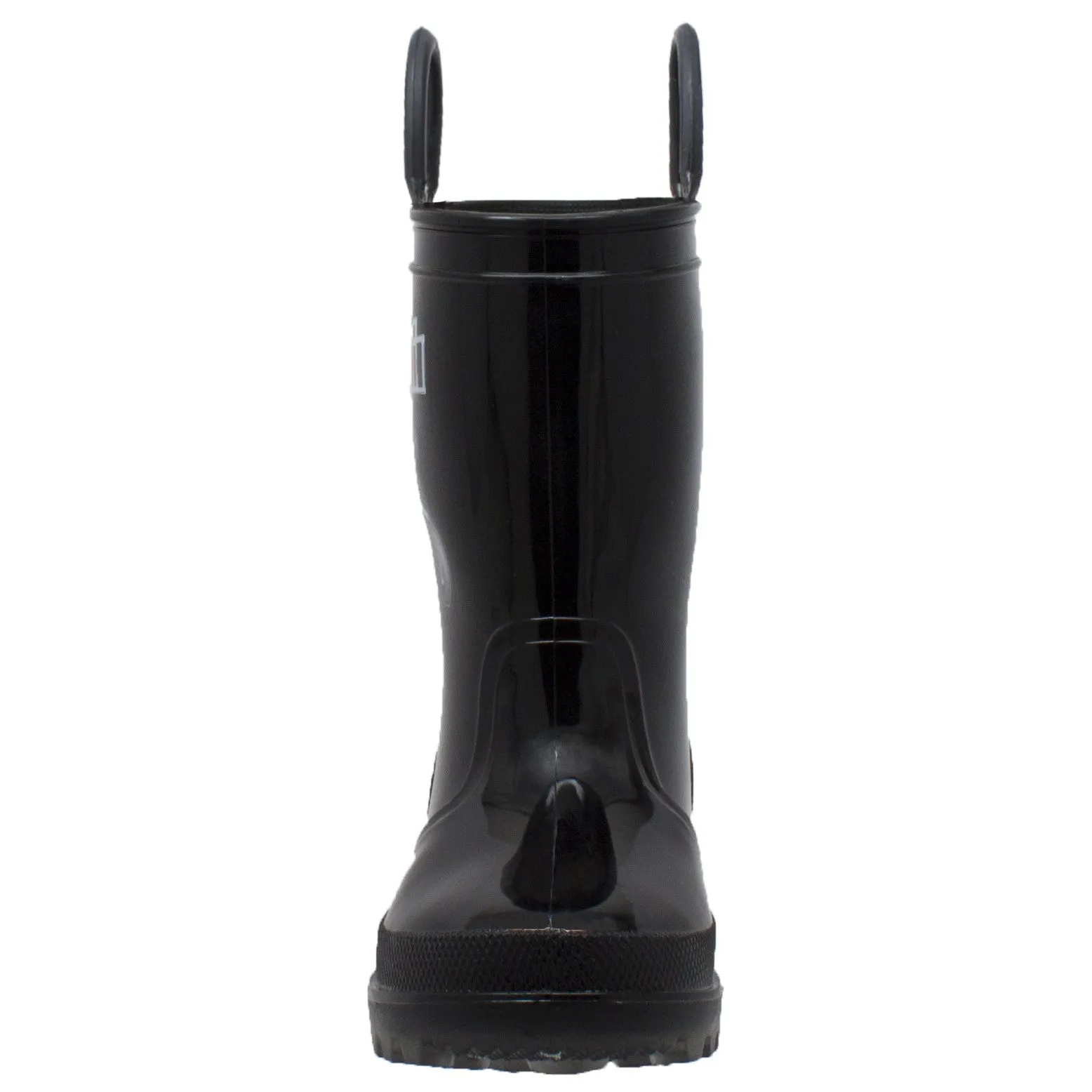 Children's PVC Boot with Light-Up Outsole Black - CI-4008