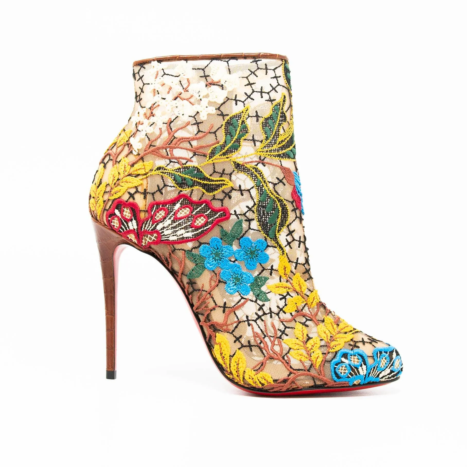 Christian Louboutin Miss Tennis Butterfly Booties 37