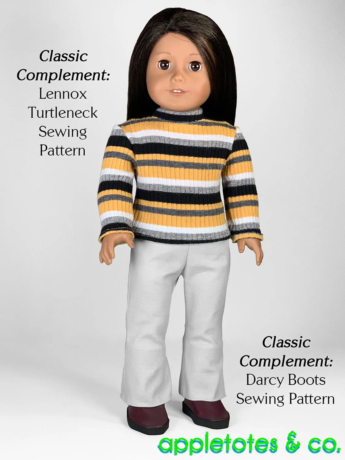 Cordova Pants 18 Inch Doll Sewing Pattern