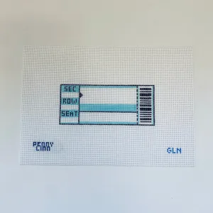 Custom Concert Ticket Canvas