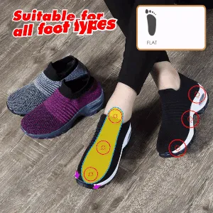 Cuzcare Women Orthopedic Shoes Super Soft Walking Sneakers