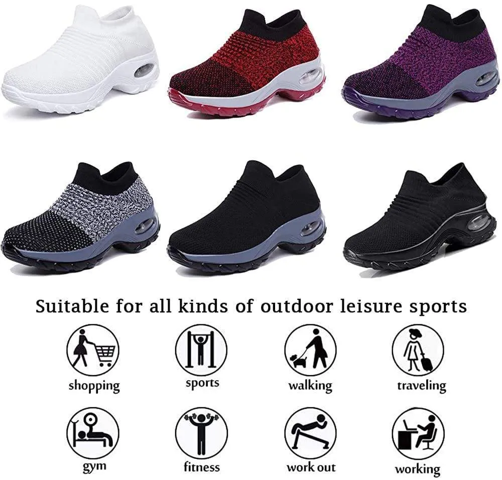 Cuzcare Women Orthopedic Shoes Super Soft Walking Sneakers