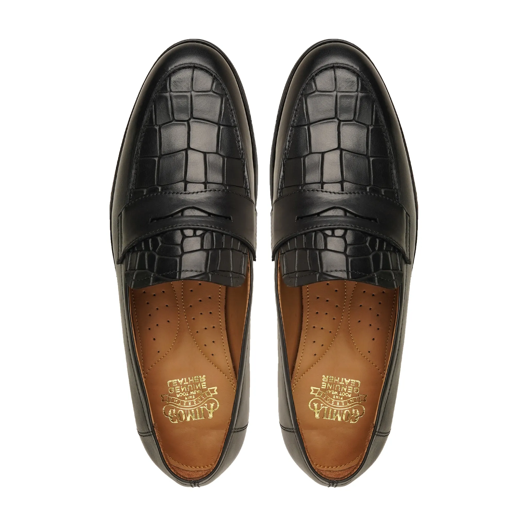 Dario - Men's Black Calf Leather Loafer