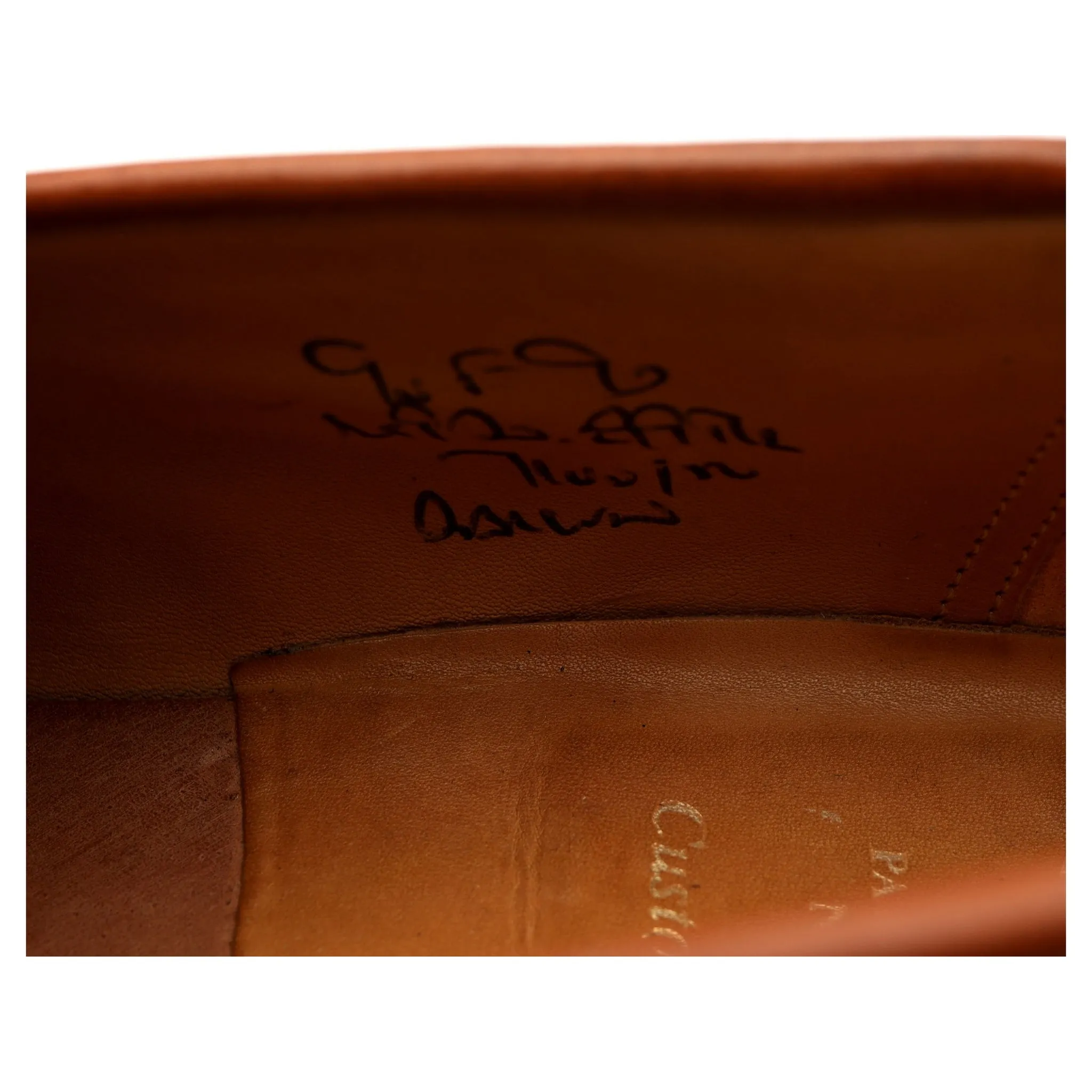 'Darwin' Tan Brown Leather Loafer UK 9 F