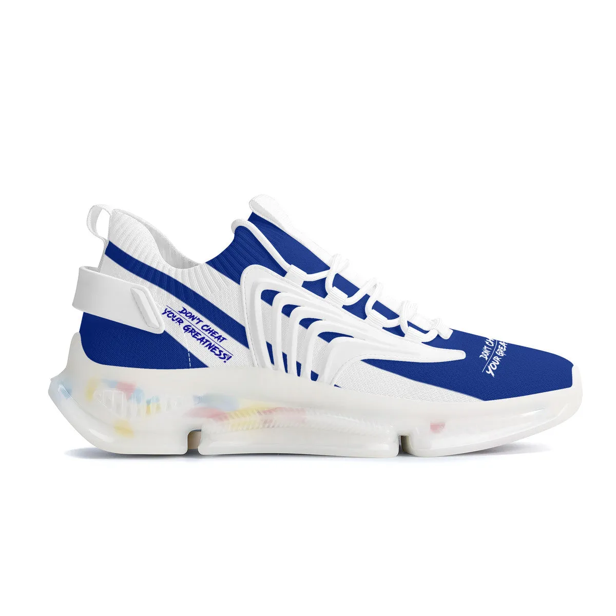 DCYG X2 Royal Blue  & White , Air Max React Sneakers - White