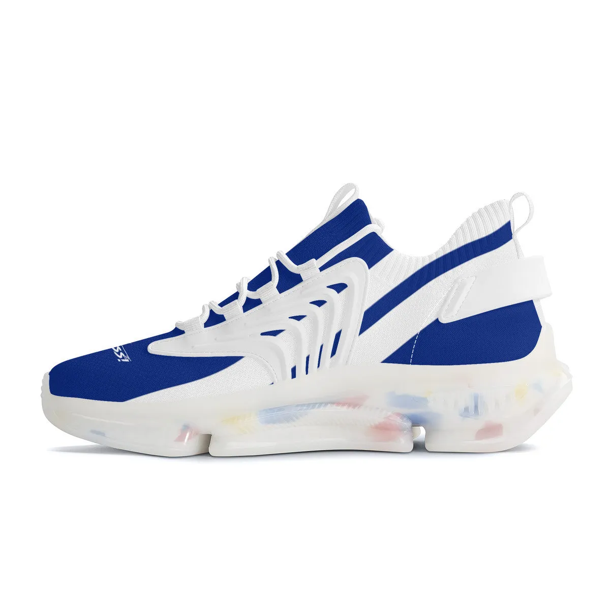 DCYG X2 Royal Blue  & White , Air Max React Sneakers - White