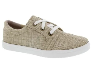 Drew Ruby Women's Orthotics Lace Up Sneakers 19172-70 In Natural Fabric