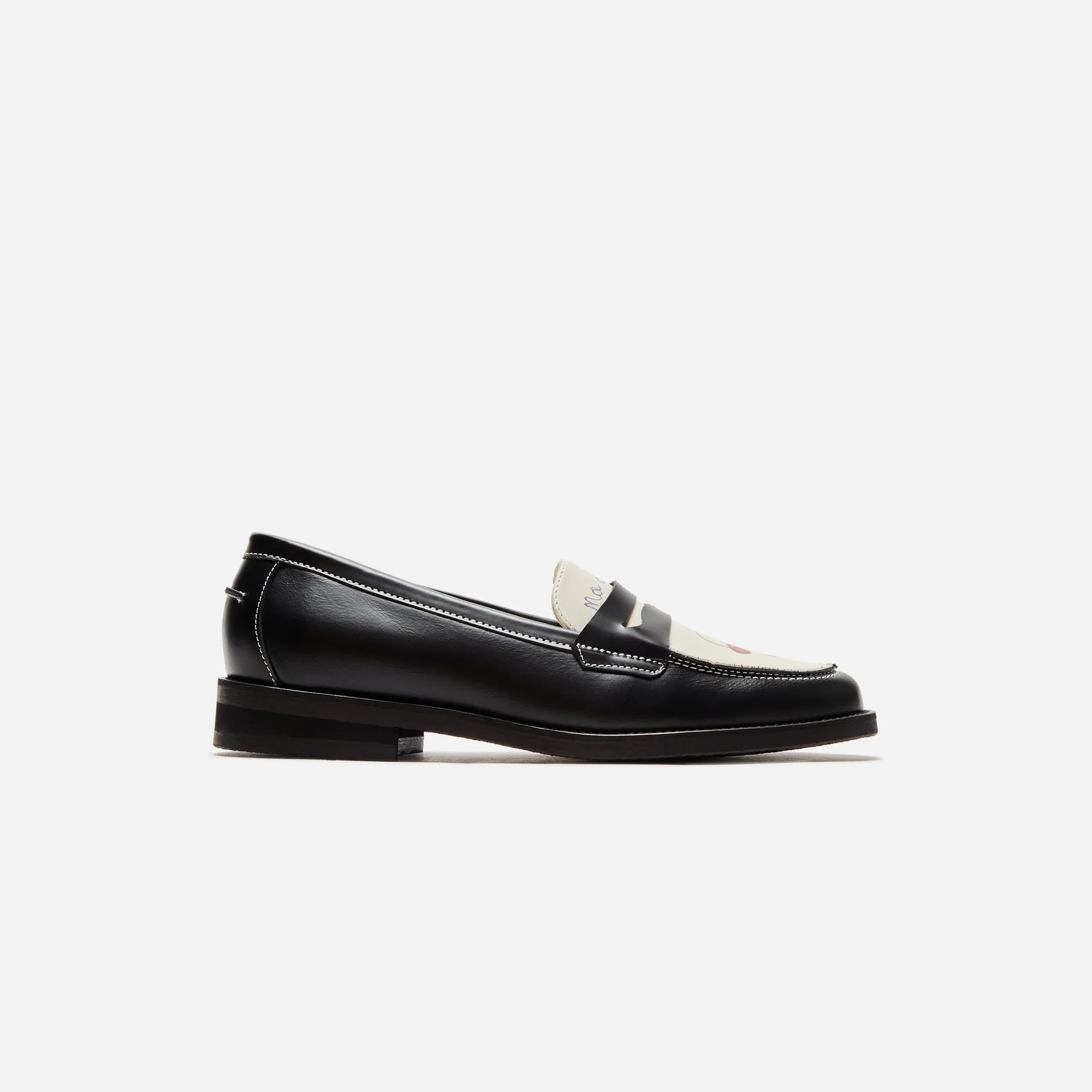 DUKE   DEXTER WMNS Wilde Cherry Penny Loafer - Black / White