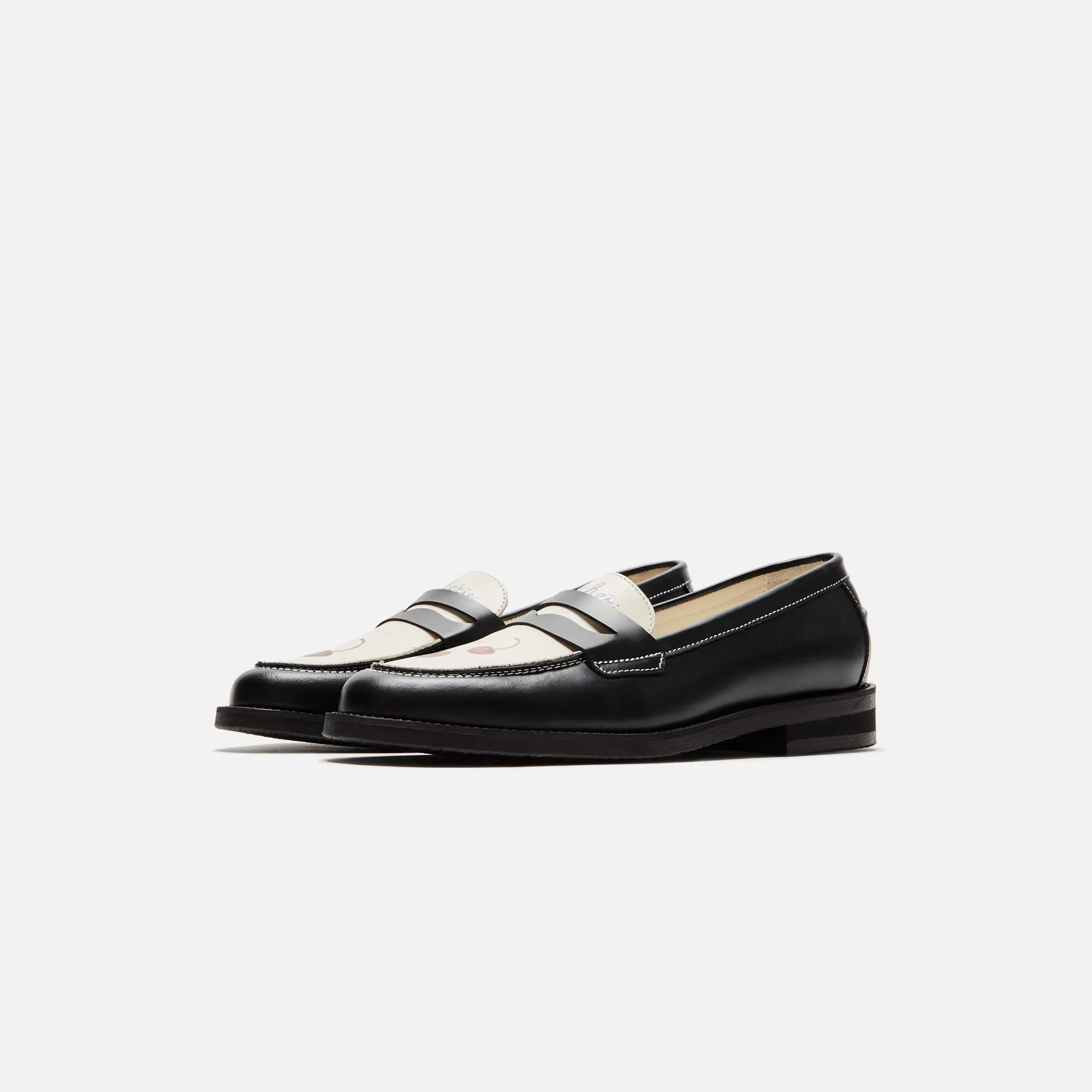 DUKE   DEXTER WMNS Wilde Cherry Penny Loafer - Black / White