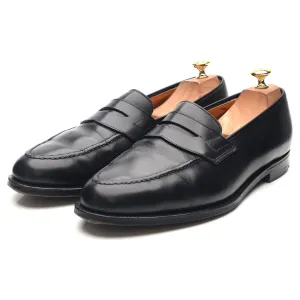 'Eaton' Black Leather Loafers UK 10.5 E