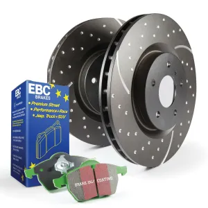 EBC Brakes S10KF1598 S10 Kits Greenstuff 2000 and GD Rotors