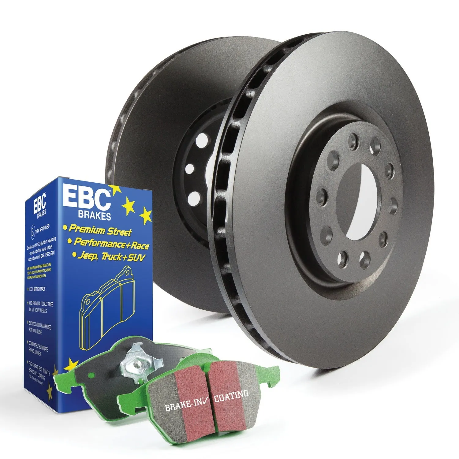 EBC Brakes S11KF1691 S11 Kits Greenstuff 2000 and RK Rotors