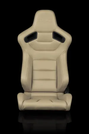 ELITE SERIES RACING SEATS - (BEIGE) – PAIR