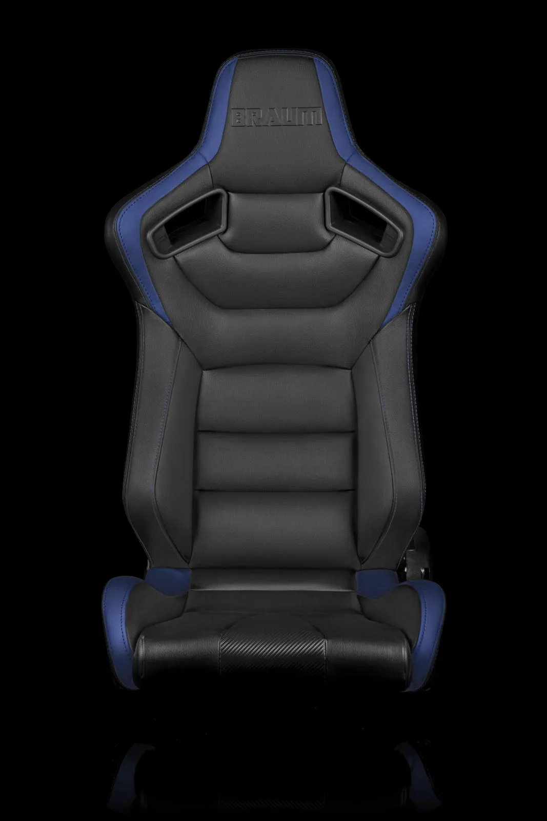 ELITE SERIES RACING SEATS - (BLACK & BLUE) – PAIR