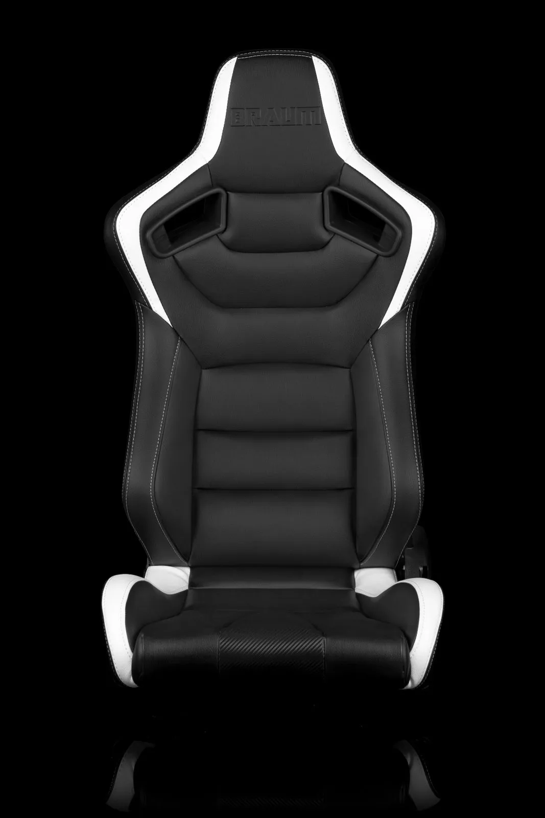 ELITE SERIES RACING SEATS - (BLACK & WHITE) – PAIR