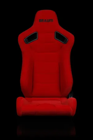 ELITE SERIES RACING SEATS - (RED CLOTH) – PAIR