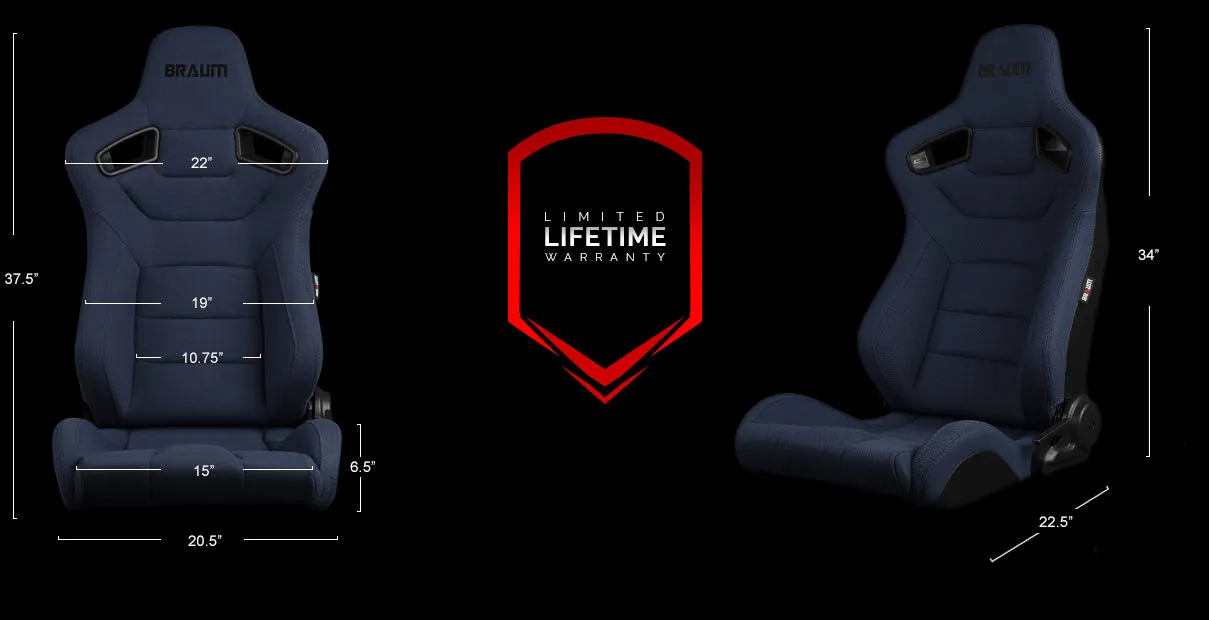 ELITE Series Sport Reclinable Seats - Priced Per Pair