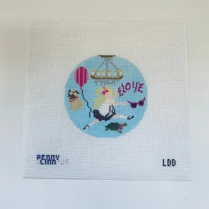 Eloise Round Canvas