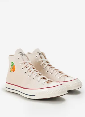 Embroidered 70s | Citrus | Percival Converse | Ecru