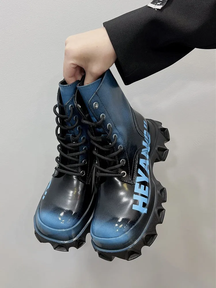 F22 BLUE GRADIENT boots