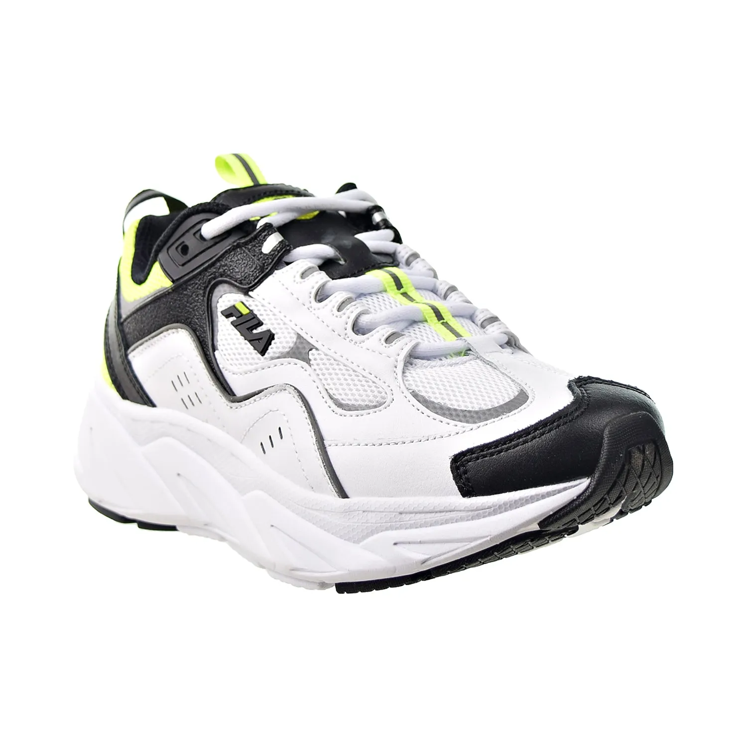 Fila Trigate Plus Women's Shoes White-Black-Safety Yellow