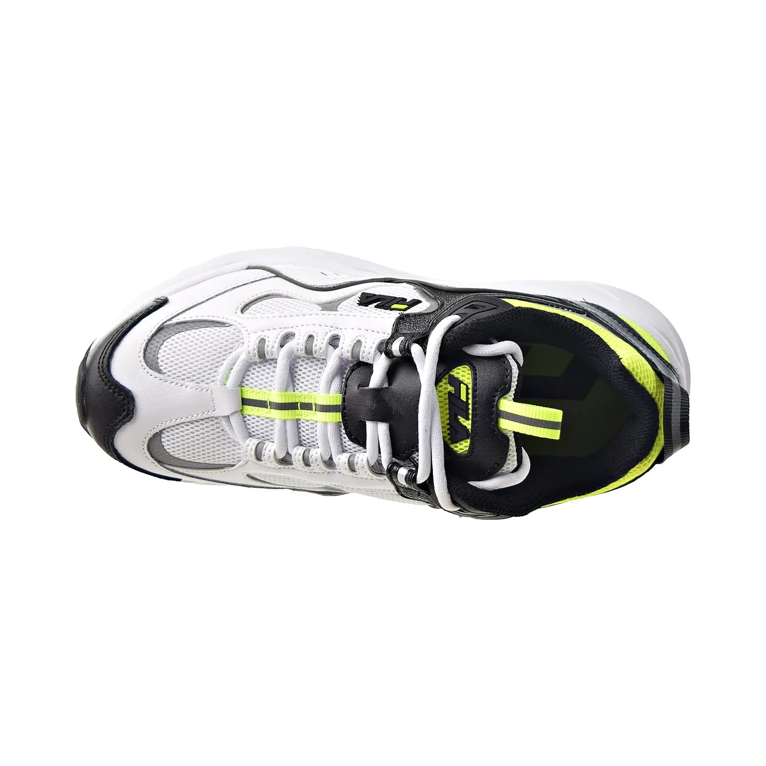 Fila Trigate Plus Women's Shoes White-Black-Safety Yellow