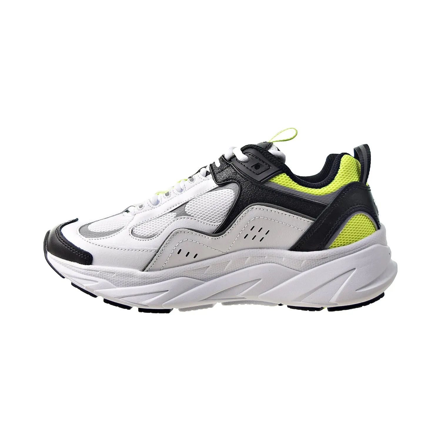 Fila Trigate Plus Women's Shoes White-Black-Safety Yellow