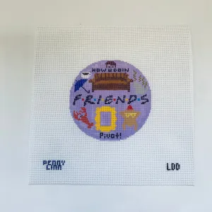 Friends Round Canvas