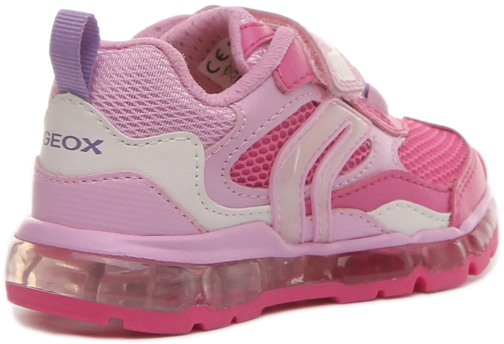 Geox J Android G.D In Fuchsia For Kids