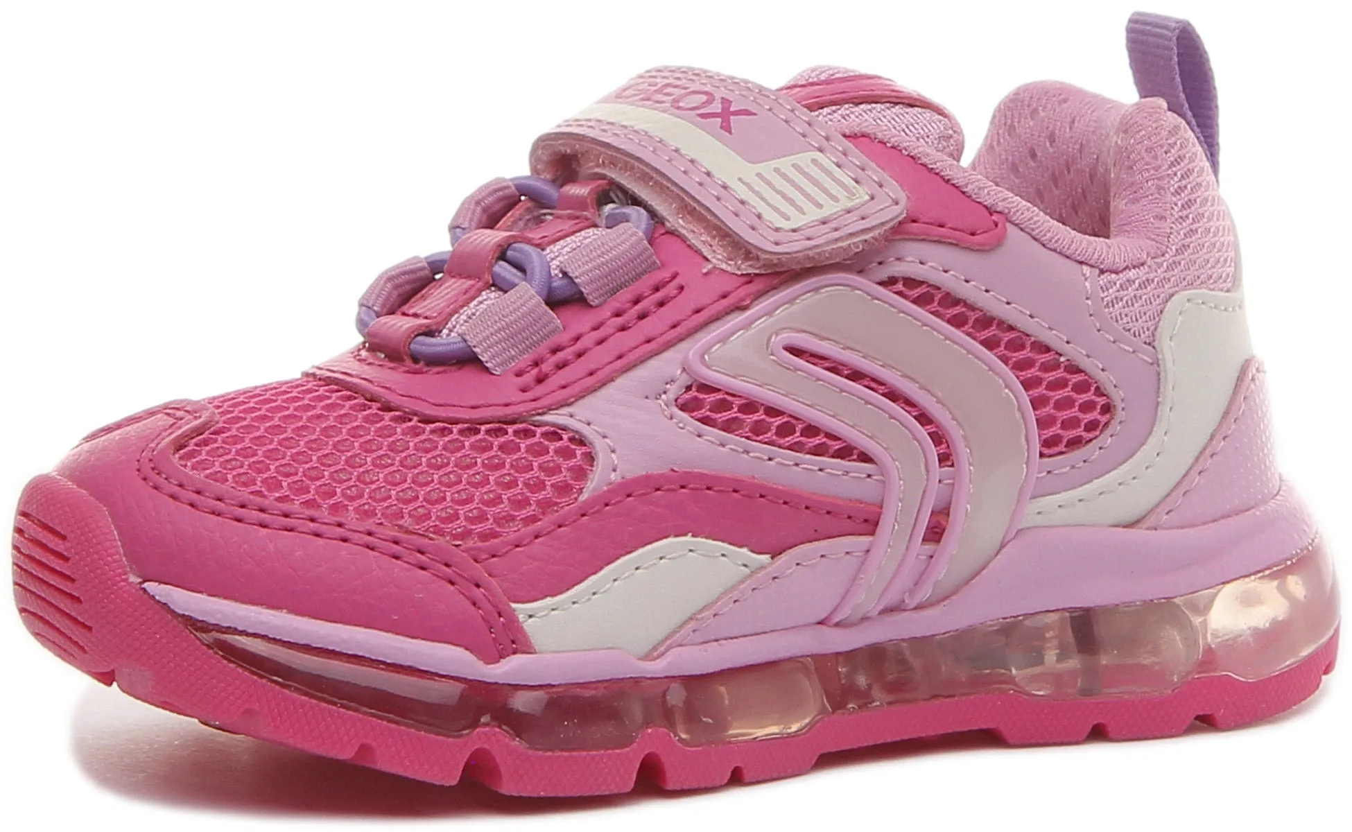 Geox J Android G.D In Fuchsia For Kids