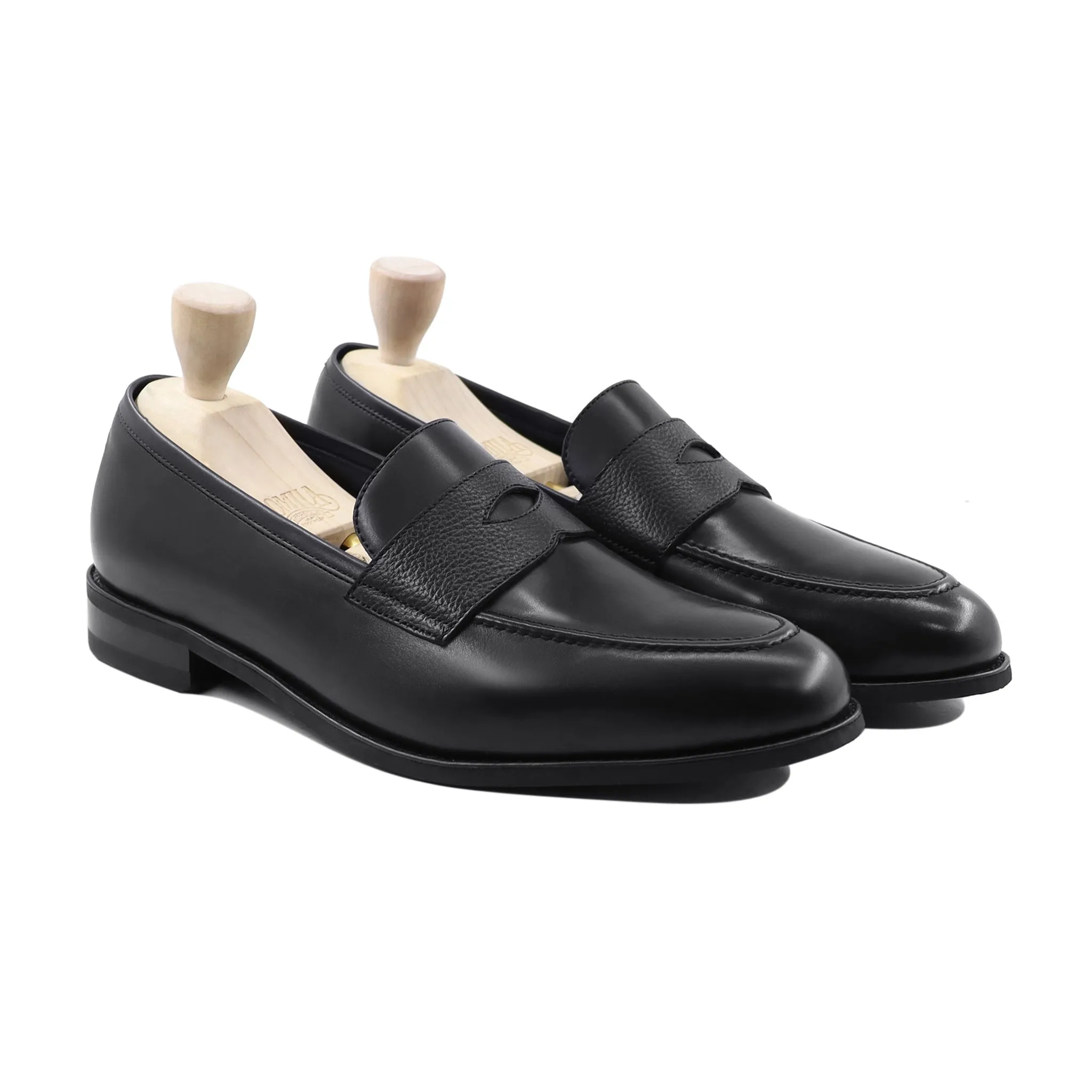 Gokmen - Men's Black Calf Leather Loafer