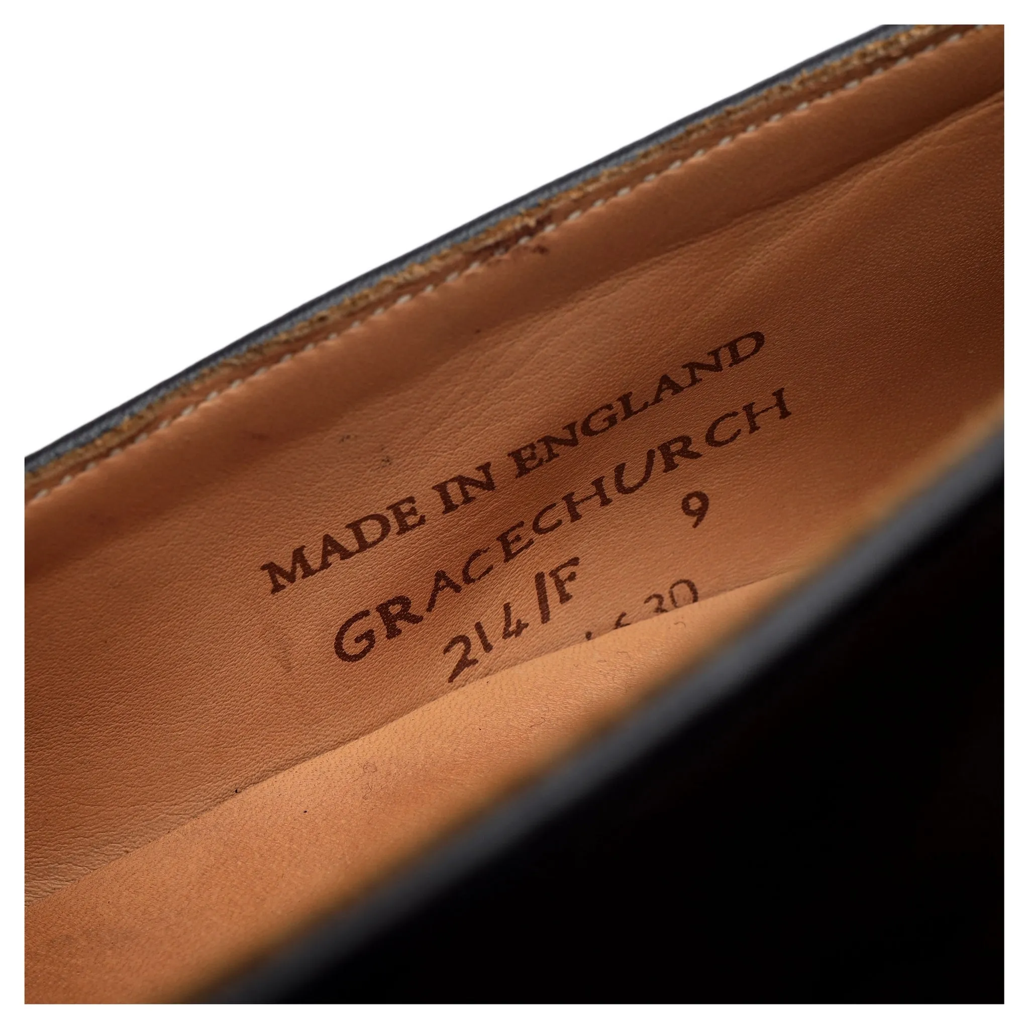 'Gracechurch' Dark Brown Leather Loafer UK 9 F