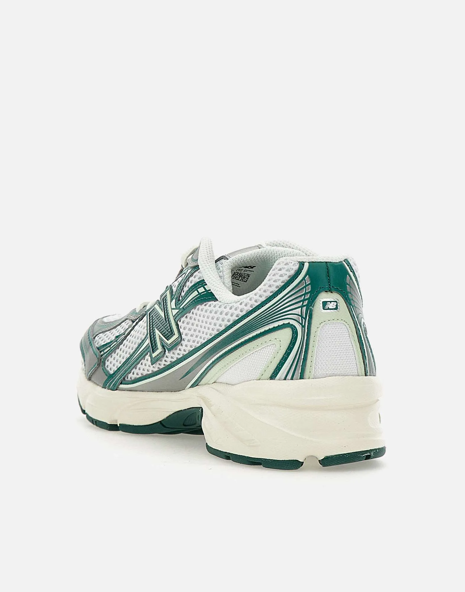 Green and White Sneakers