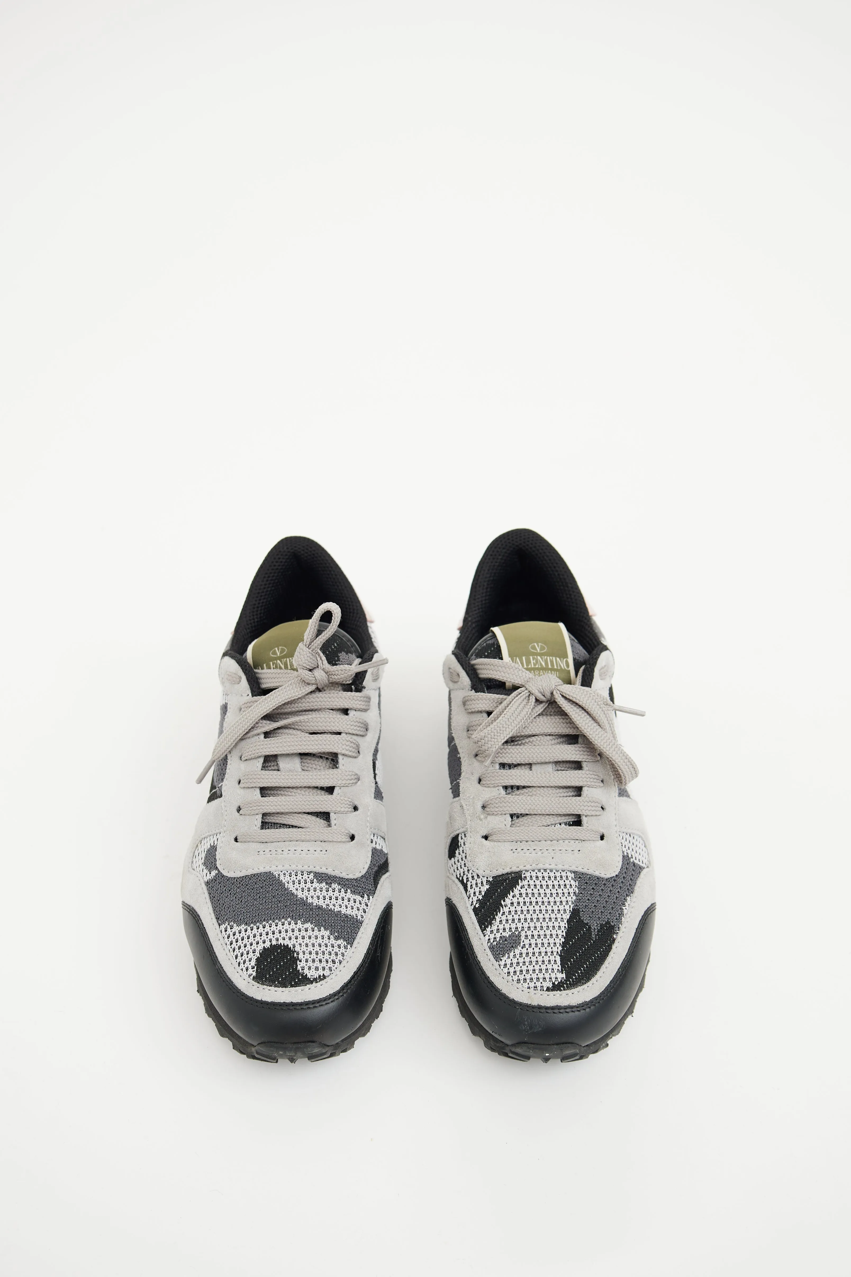 Grey & Black Rockrunner Knit Sneaker