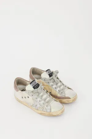 Grey Iridescent Superstar Sneaker