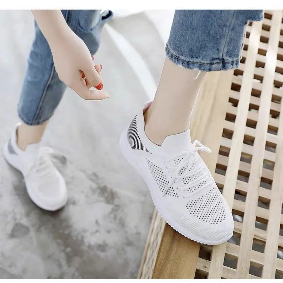 Groovywish Women Orthopedic Shoes Mesh Hollow Modern Sneakers