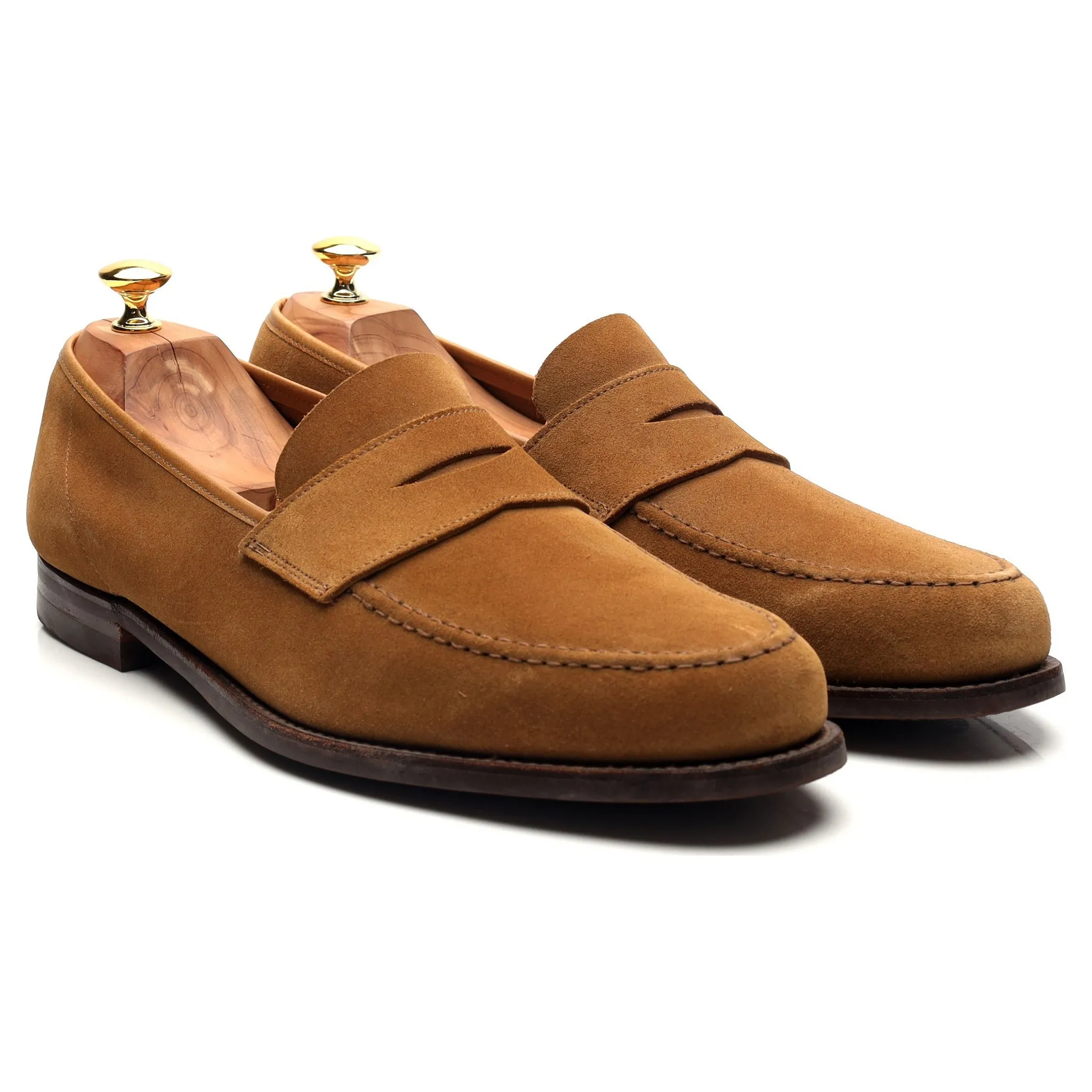 'Harvard 2' Tan Brown Suede Loafers UK 11.5 E