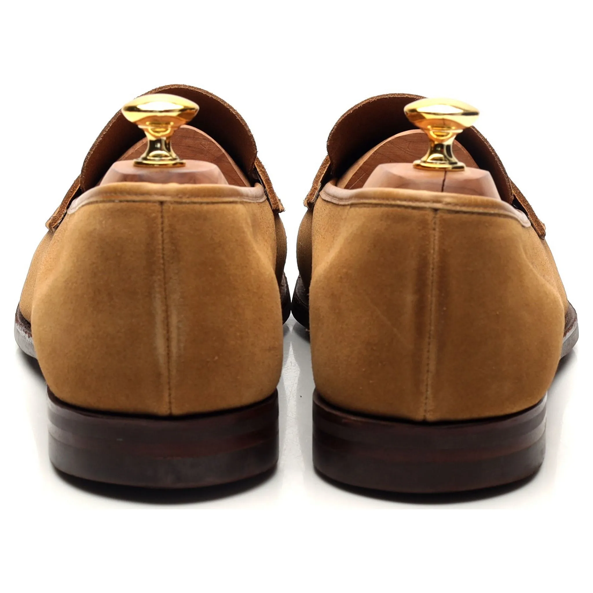 'Harvard 2' Tan Brown Suede Loafers UK 11.5 E