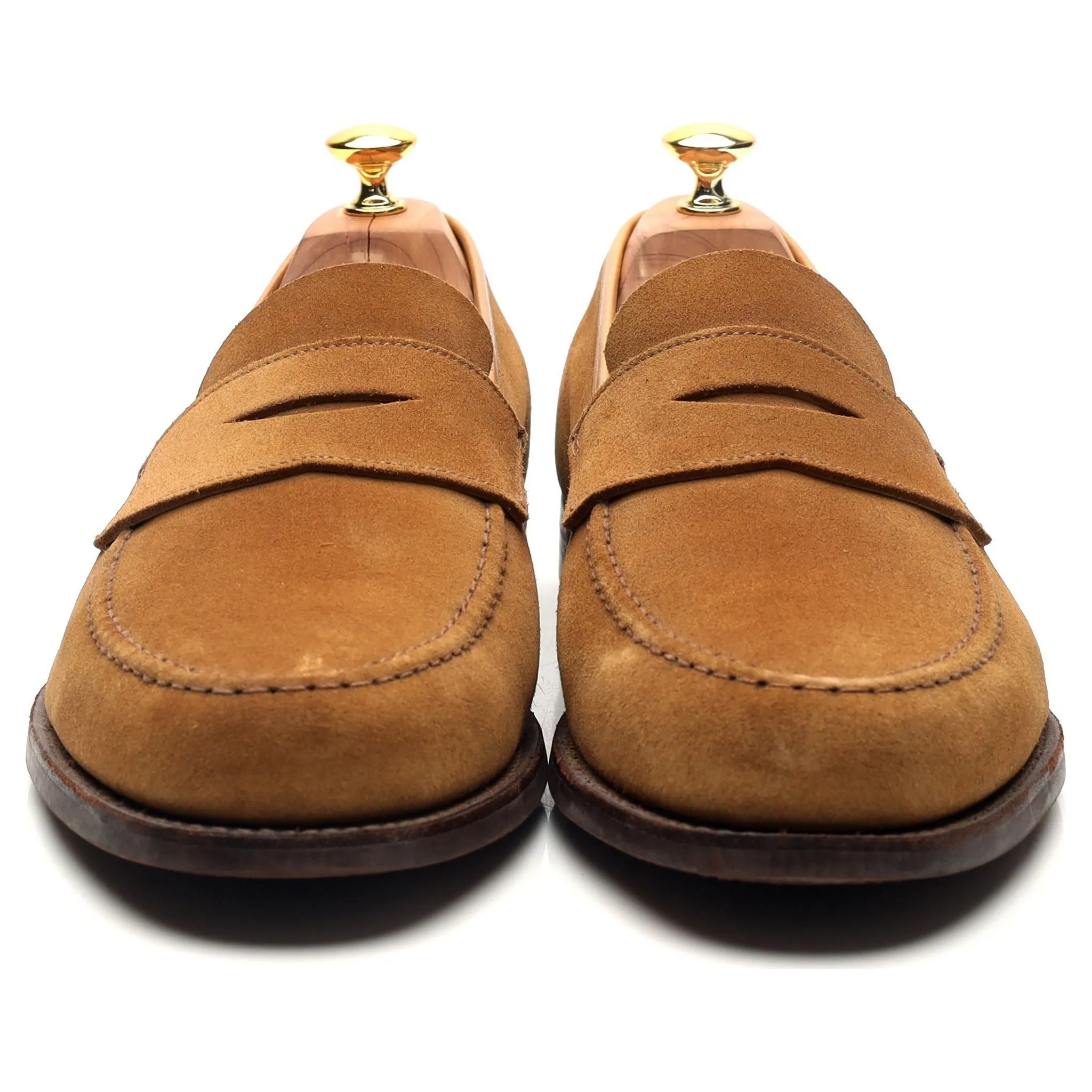 'Harvard 2' Tan Brown Suede Loafers UK 11.5 E