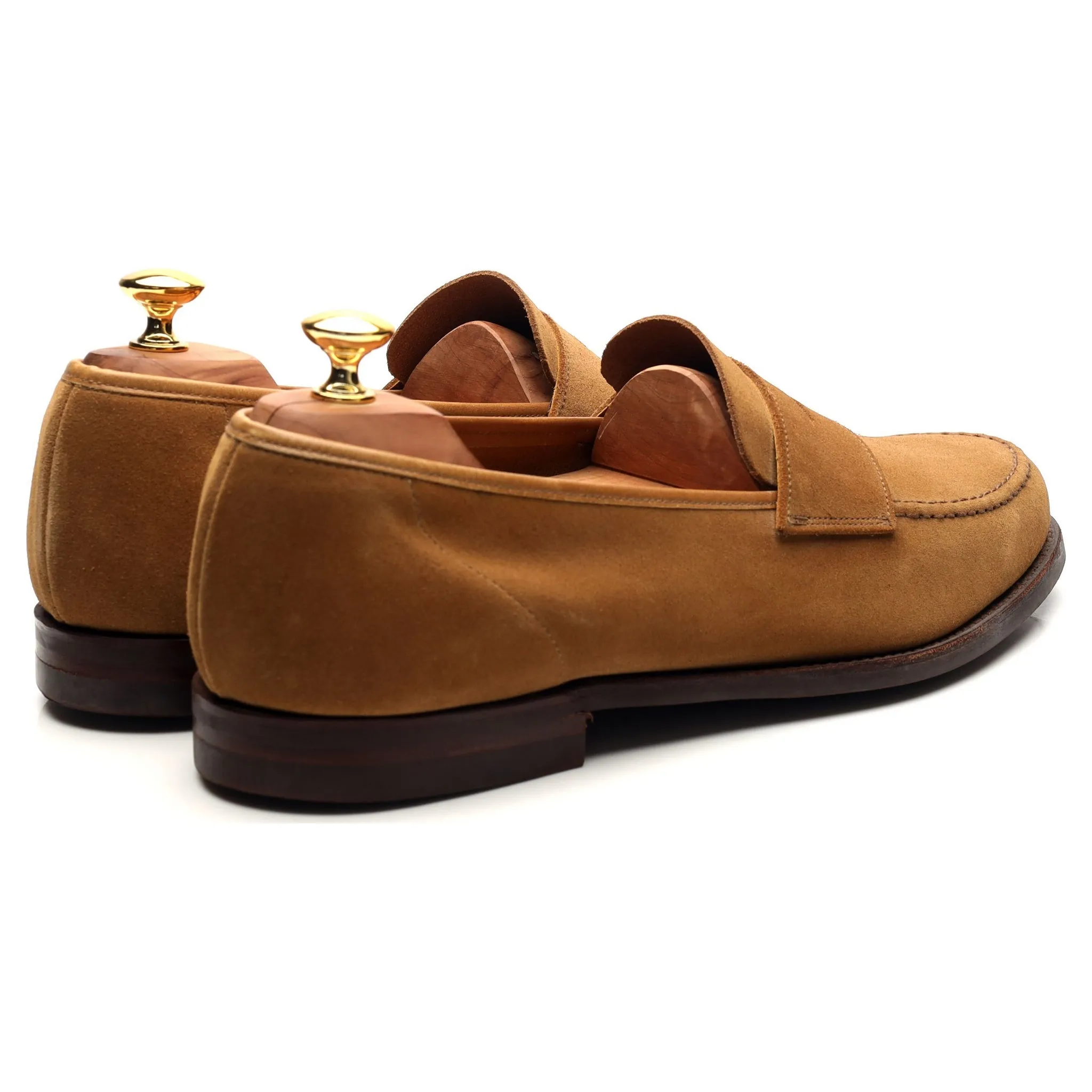 'Harvard 2' Tan Brown Suede Loafers UK 11.5 E