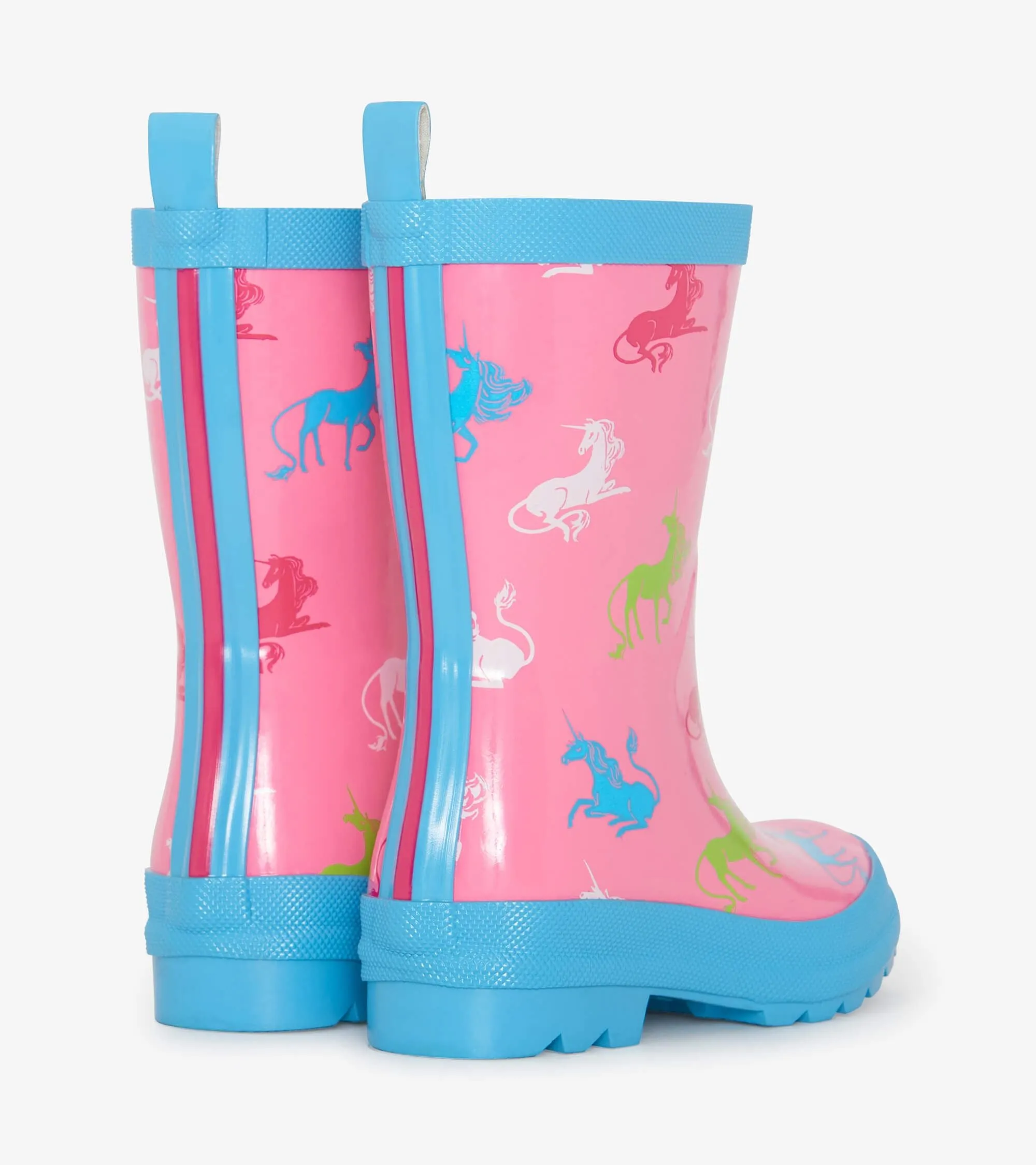 Hatley Shiny Rain Boots - Mystical Unicorns