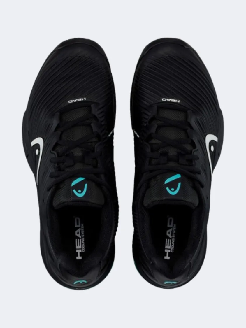 Head Revolt Pro 4 Men Tennis Shoes Black/Teal