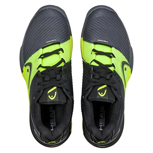 HEAD Revolt Pro 4.0 Tennis Shoe (Black-Yellow)