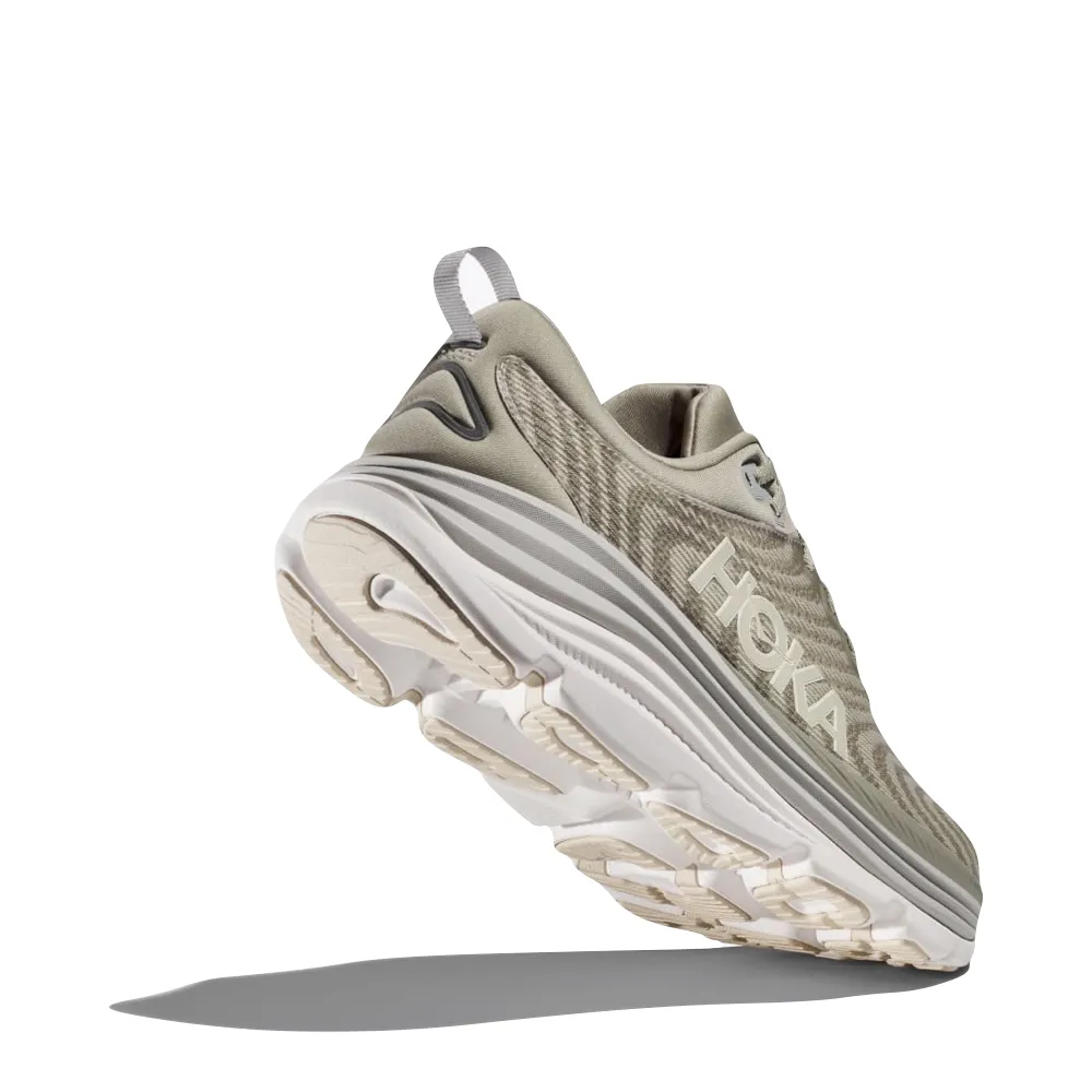 Hoka Men's Gaviota 5 Running Sneaker in Barley/Oatmilk