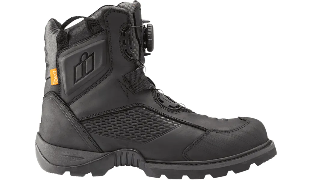 Icon Stormhawk Waterproof Black Boots