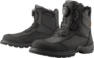 Icon Stormhawk Waterproof Black Boots