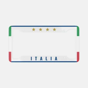 Italy 4 Stars - License Plate Frame