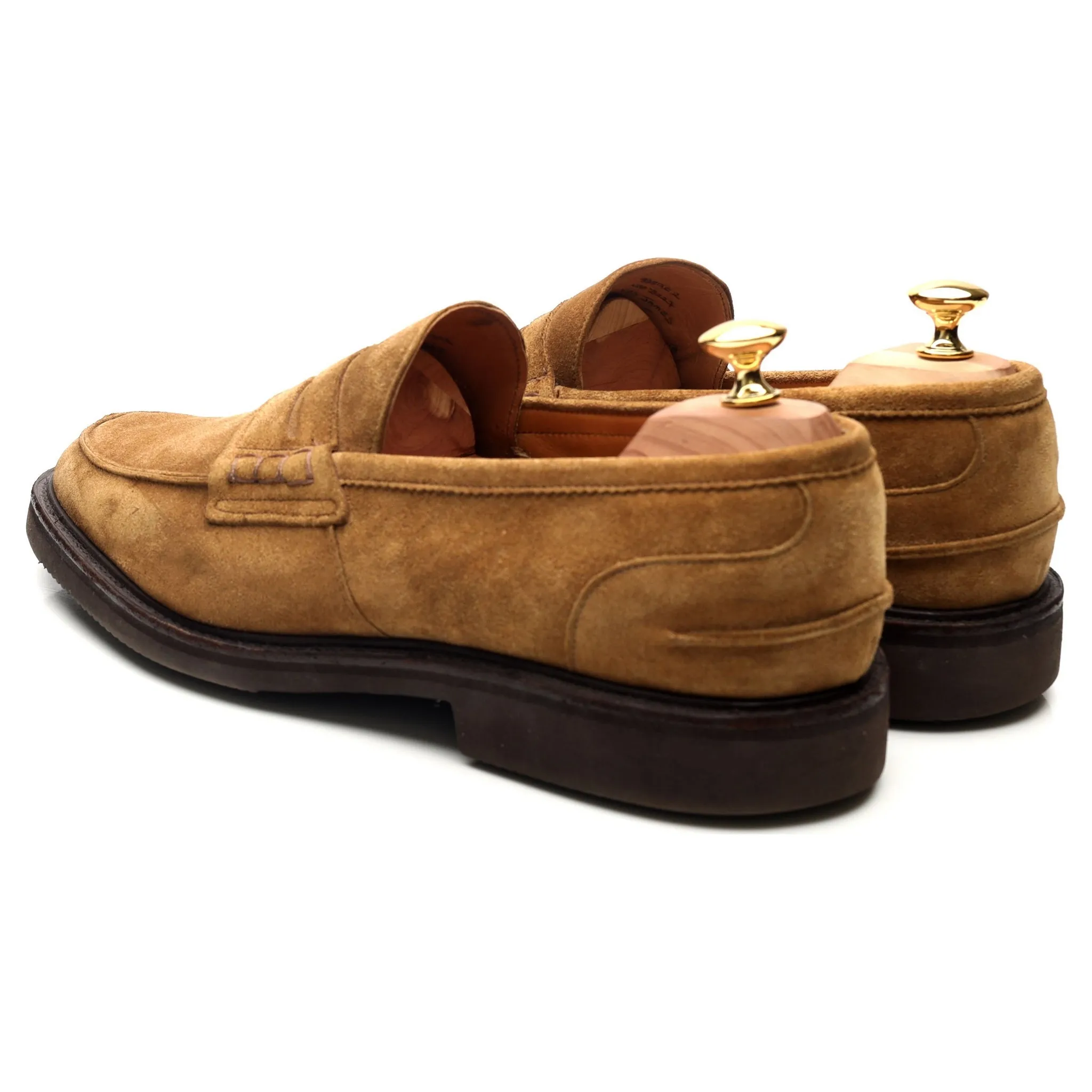 'James' Sand Brown Suede Loafers UK 11